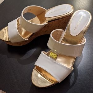 Marc Fisher Willian cork wedge sandal